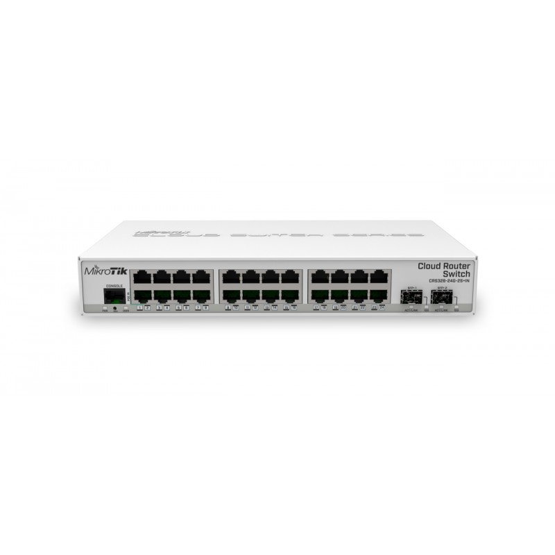 MIKROTIK Cloud Router Switch (CRS326-24G-2S+IN) (License level 5) MIKROTIK Cloud Router Switch (CRS326-24G-2S+IN) (License level 5)