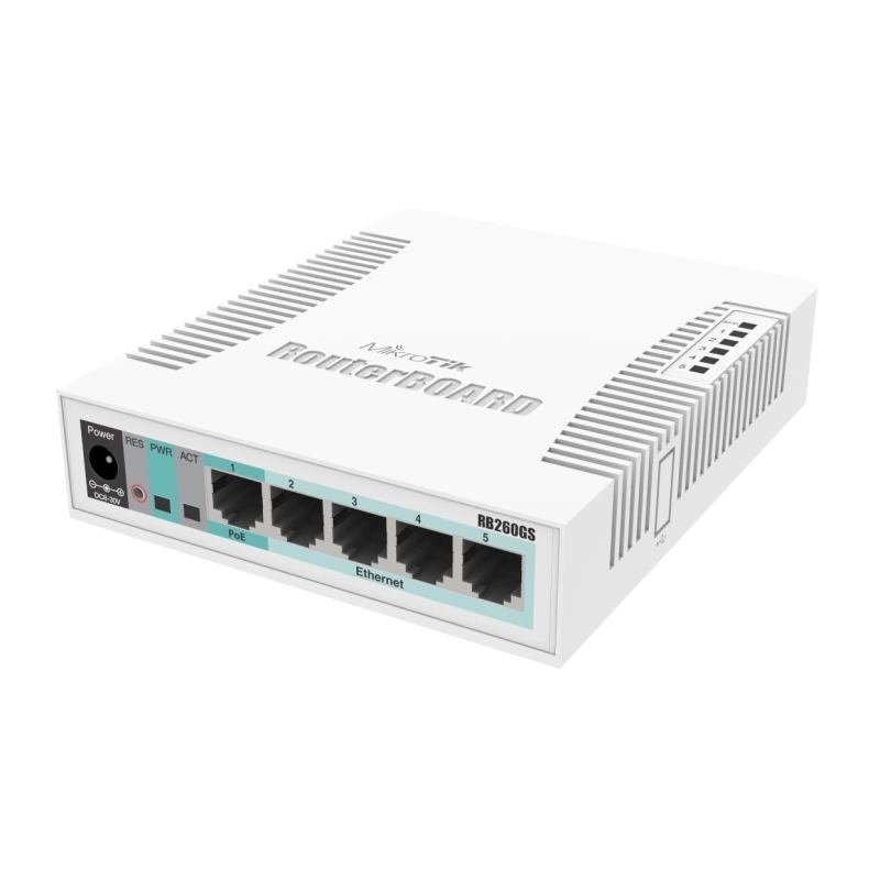 MIKROTIK Cloud Smart Switch (CSS106-5G-1S) MIKROTIK Cloud Smart Switch (CSS106-5G-1S)