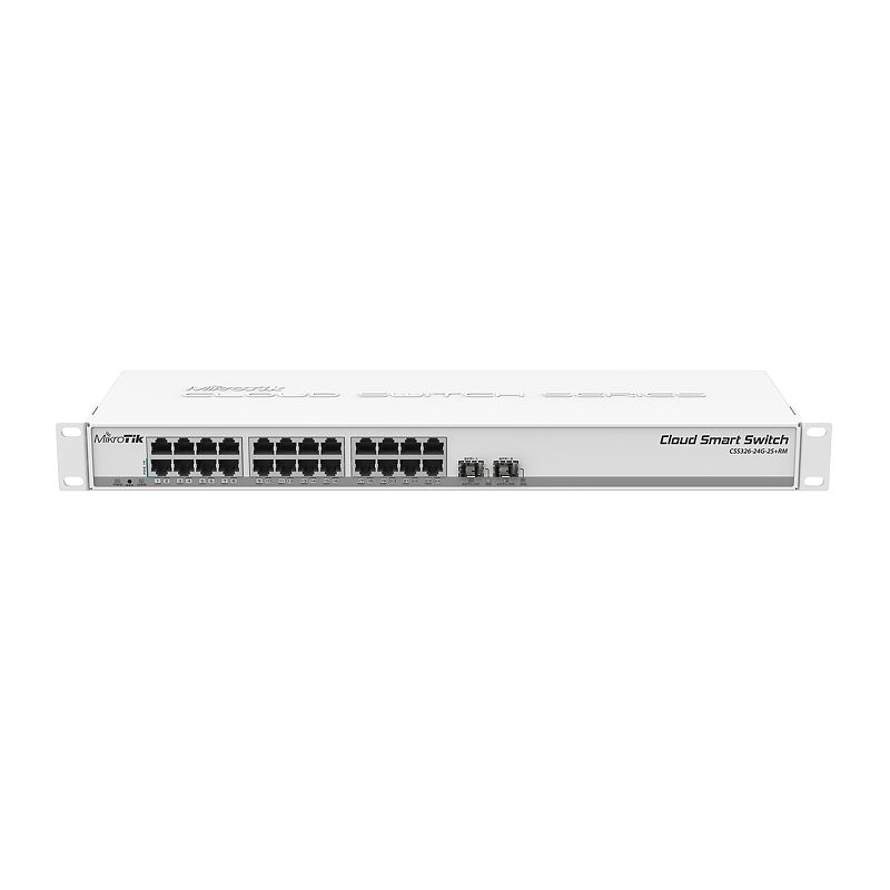 MIKROTIK Cloud Smart Switch CSS326-24G-2S+RM MIKROTIK Cloud Smart Switch CSS326-24G-2S+RM