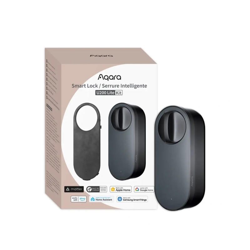 AQARA Smart Lock U200 Lite Kit, Black