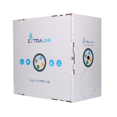 EXTRALINK CAT5E FTP (F/UTP) V2 Outdoor Twisted Pair LAN cable, 305m