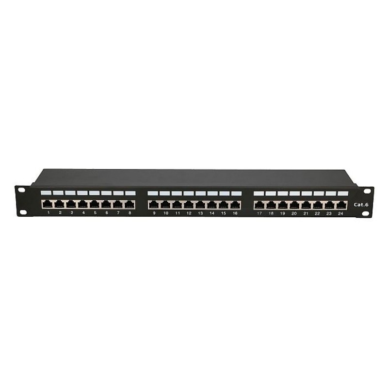 EXTRALINK 24 PORT CAT6 STP PATCH PANEL V2