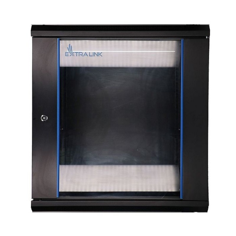 EXTRALINK 12U 600X450 WALL-MOUNTED RACKMOUNT CABINET BLACK