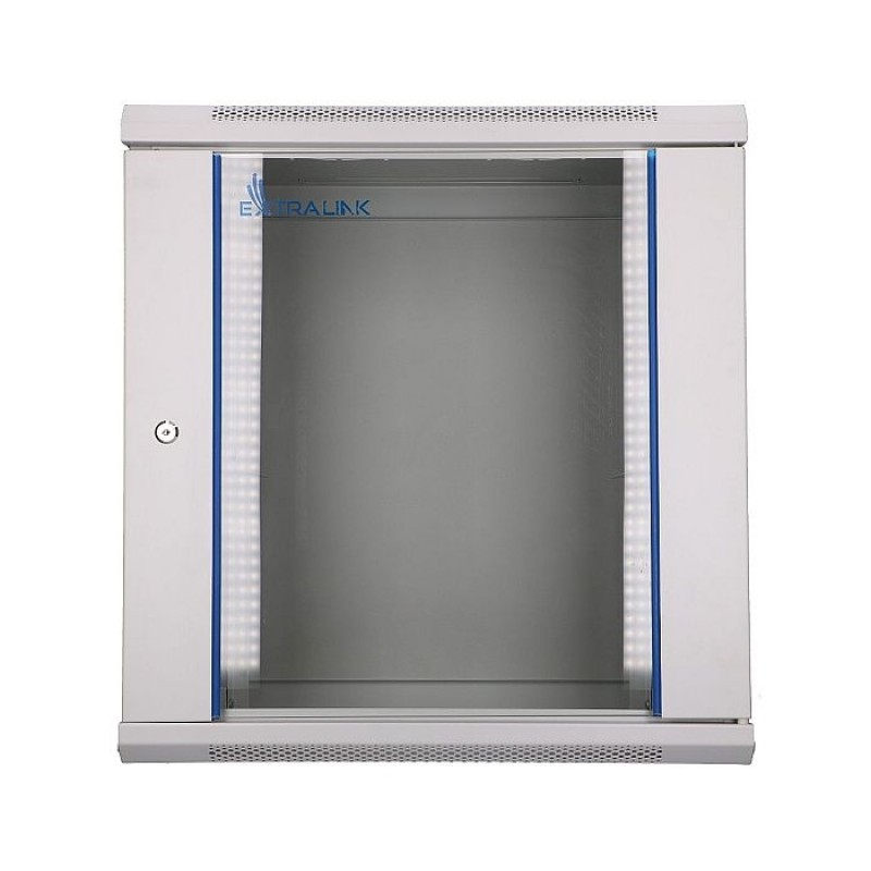 EXTRALINK 12U 600X600 WALL-MOUNTED RACKMOUNT CABINET, GREY