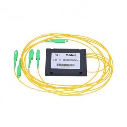 EXTRALINK 1:4 FBT COUPLER 70:10:10:10 SC/APC 2.0MM 1M ABS BOX