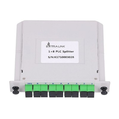 EXTRALINK 1:8 PLC SPLITTER SC/APC SLOT TYPE