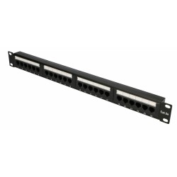 EXTRALINK 24 Port Cat5e UTP Gigabit Patch Panel V2