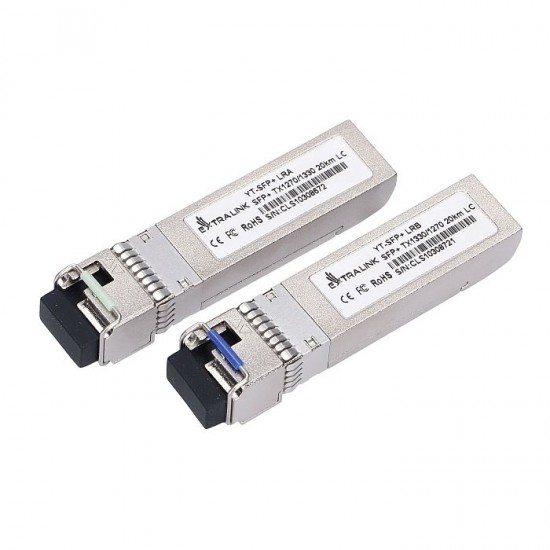 EXTRALINK SFP+ 10G WDM 1270/1330NM SM 20KM - PAIR EXTRALINK SFP+ 10G WDM 1270/1330NM SM 20KM - PAIR