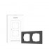 AQARA Smart Home Switch Frame H2 EU (2-gang), Gray