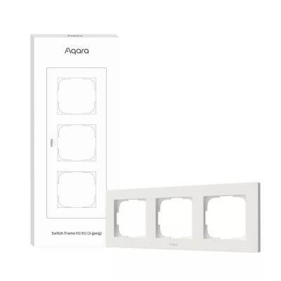 AQARA Smart Home Switch Frame H2 EU (3-gang), White