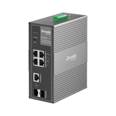 TP-LINK Omada 6-Port Gigabit Industrial Easy Managed Switch with 3-Port PoE+ and 1-Port PoE++