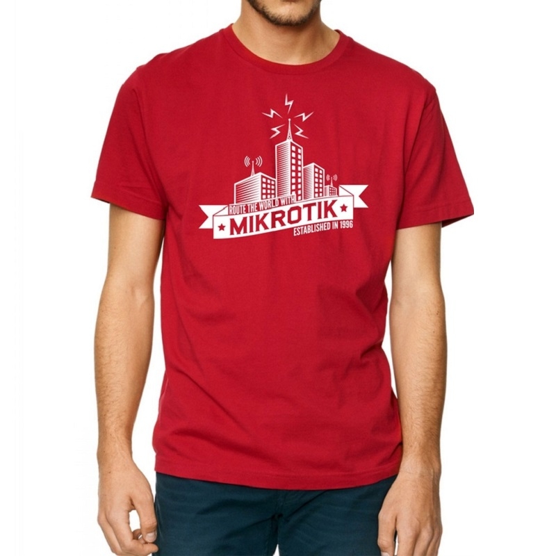 MIKROTIK red T-Shirt (S-Size) MIKROTIK red T-Shirt (S-Size)