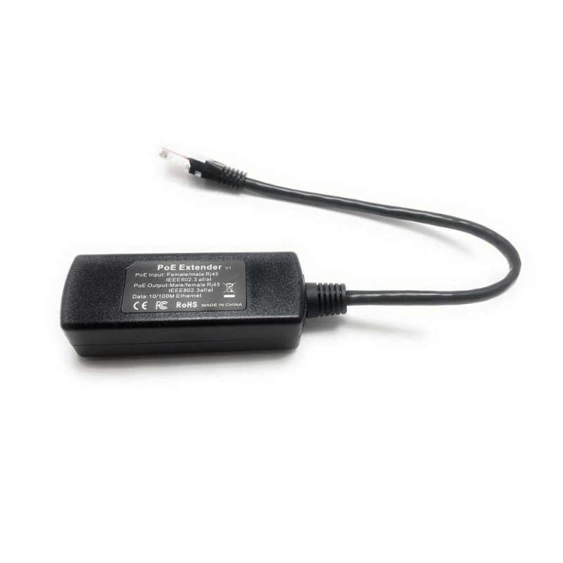 802.3af/at Ethernet PoE Extender 10/100 Mbps