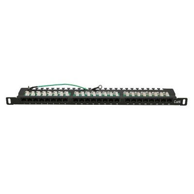 EXTRALINK 0.5U 24PORT CAT6 UTP PATCHPANEL