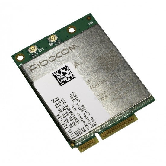 MIKROTIK 3G/4G/LTE 300Mbps miniPCI-e card for M2M applications MIKROTIK 3G/4G/LTE 300Mbps miniPCI-e card for M2M applications
