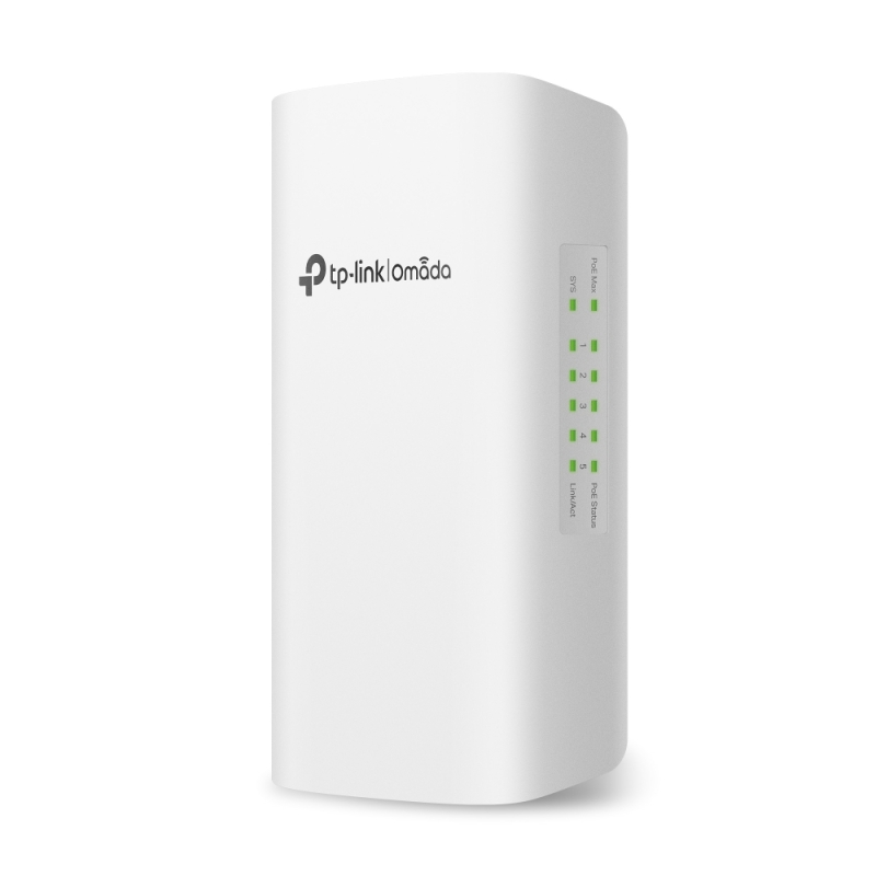 TP-LINK Omada 5-Port Gigabit Smart Switch with 1-Port PoE++ In and 4-Port PoE+ Out TP-LINK Omada 5-Port Gigabit Smart Switch with 1-Port PoE++ In and 4-Port PoE+ Out
