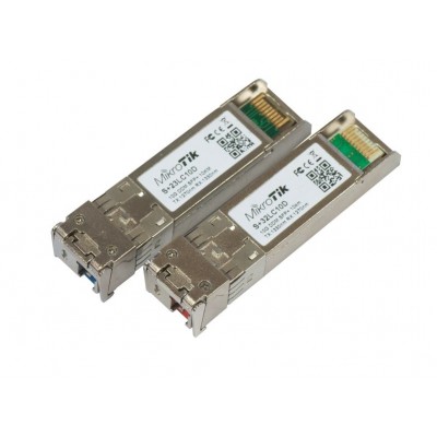 MIKROTIK Pair of SFP+ (10Gbit) modules, 10km, for single optical cable