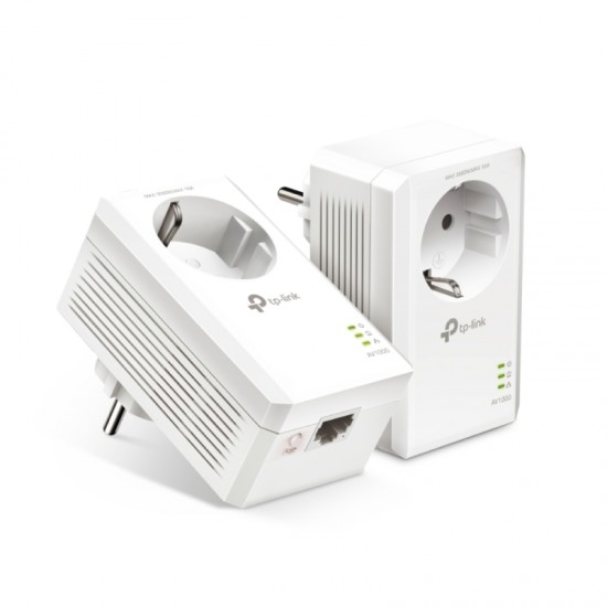 TP-LINK AV1000 Gigabit Passthrough Powerline Starter Kit, TL-PA7017P KIT TP-LINK AV1000 Gigabit Passthrough Powerline Starter Kit, TL-PA7017P KIT