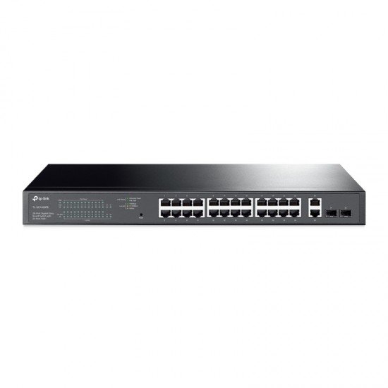 TP-LINK 28-Port Gigabit Easy Smart Switch with 24-Port PoE+