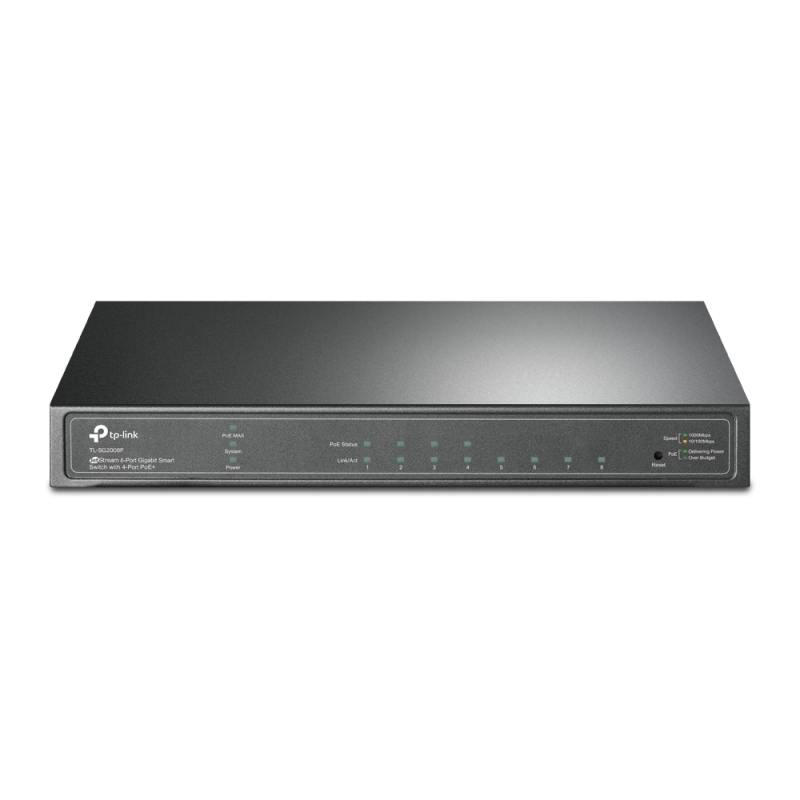 TP-LINK JetStream 8-Port Gigabit Smart Switch with 4-Port PoE+