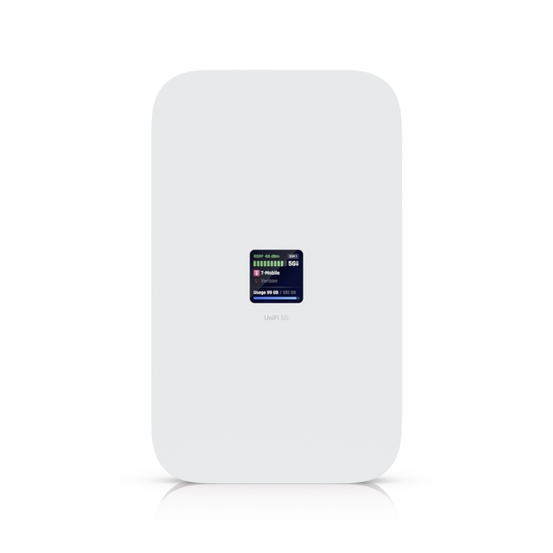 UBIQUITI UniFi 5G (3.4 Gbps) Modem with Dual SIM, eSIM and 2.5Gbps Connectivity UniFi 5G Max