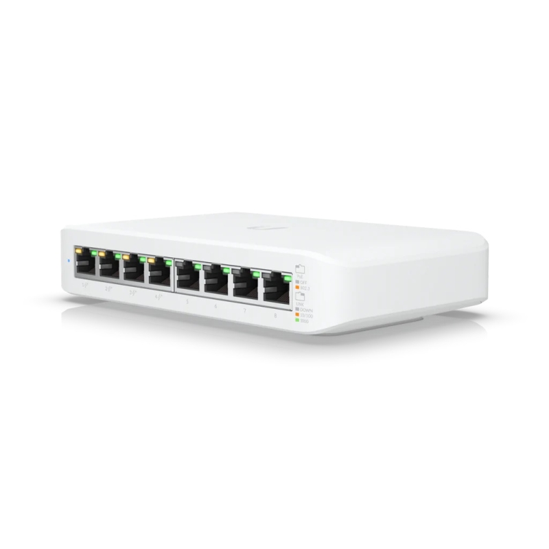 UBIQUITI Unifi Lite Switch 8 Gigabit Ports Including 4x 802.3af/at PoE+ Ports UBIQUITI Unifi Lite Switch 8 Gigabit Ports Including 4x 802.3af/at PoE+ Ports