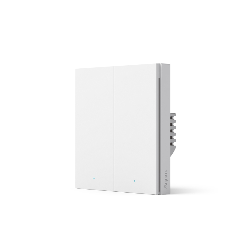 AQARA Smart Home Wall Switch H1, With Neutral, Double Rocker AQARA Smart Home Wall Switch H1, With Neutral, Double Rocker
